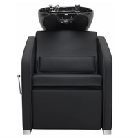 Professional Shampoo Wash Unit Station, Head wash (Black)